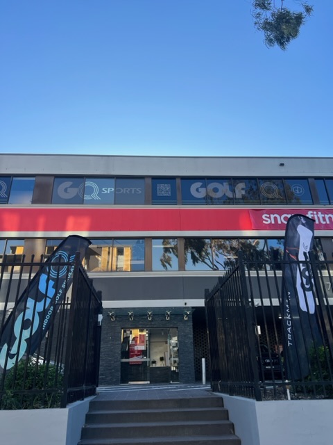The street entrance to Golf Q Meadowbank in NSW Meadowbank 2114